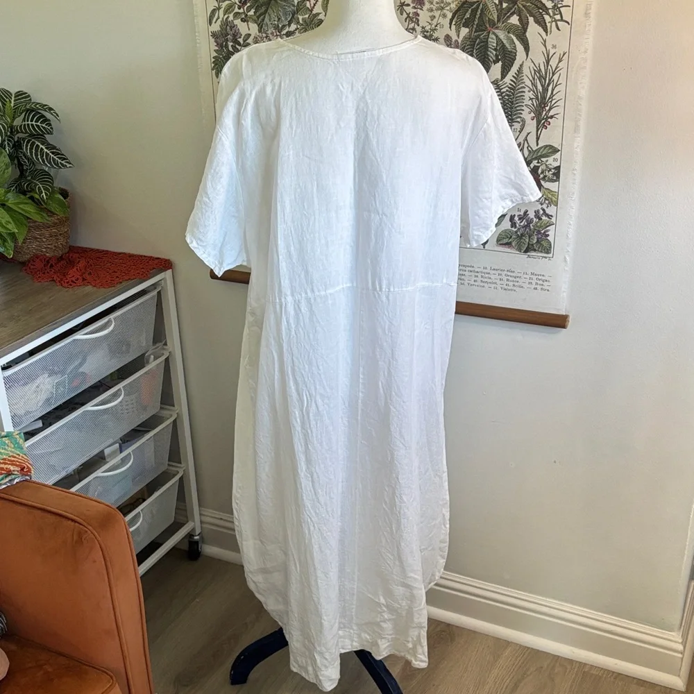 bryn Walker White Midi Dress large - Picture 8 of 10